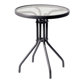 Τραπέζι Στρογγυλό Μεταλλικό Φ60x75 186528 Grey