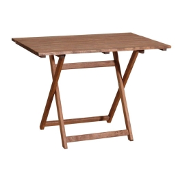 Τραπέζι Πτυσσόμενο 213719 100x60x72cm Brown