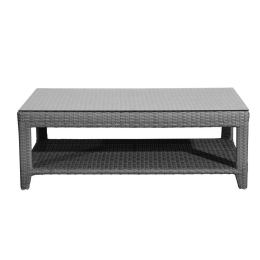 Τραπέζι Σαλονιού 213722 130x65x42cm Light Grey