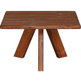 Τραπέζι Τετράγωνο Ξύλο Πεύκου 23400 80x80x40cm Natural
