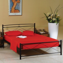 Κρεβάτι Μεταλλικό Πυραμίδα 23984 168x205cm Black King Size