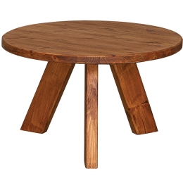 Τραπέζι Στρογγυλό Ξύλο Πεύκου 23999 80x40cm Natural