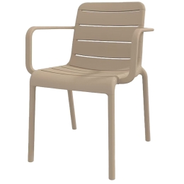 Πολυθρόνα Πολυπροπυλένιου 251431 58x59x79cm Taupe