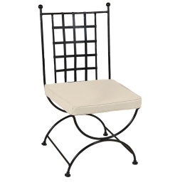 Καρέκλα Μεταλλική Καρέ 3782 50x62x98cm Beige-Black