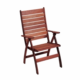 Πολυθρόνα Πτυσσόμενη C4036BM-R Brown Red 60X63X110 cm