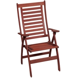 Πολυθρόνα Πτυσσόμενη C4086MHR Brown Red 64X65X110 cm