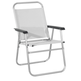 Πολυθρόνα Αλουμινίου Πτυσ/νη DC3018-W 57x54x85cm White-Grey