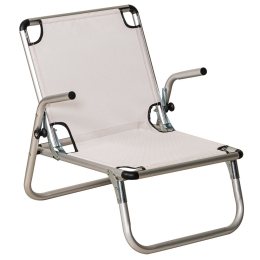 Καρέκλα Αλουμινίου Πτυσ/νη DC3038-W 60x52x59cm Beige-Grey