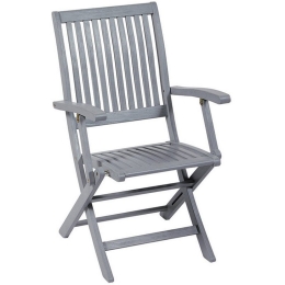 Πολυθρόνα Πτυσσόμενη ESP-A-02EN Light Grey 56X62X97cm