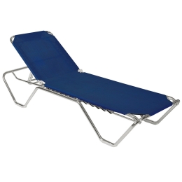 Ξαπλώστρα Στοιβαζόμενη 5 θέσεων FB1024 195x62x31cm Blue