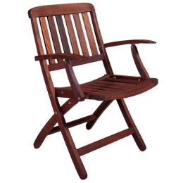 Πολυθρόνα Πτυσσόμενη PEGU Brown 61X52X83 cm