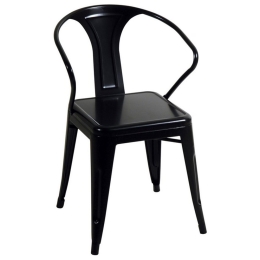 Πολυθρόνα Στοιβαζόμενη SM-1026-B 49x53.5x79cm Black