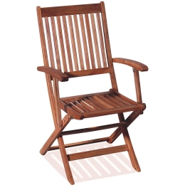 Πολυθρόνα Χαμηλής Πλάτης Ξύλινη VAL-A AC 63x55x96cm Natural