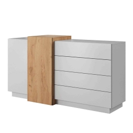 Μπουφές 3D 160x93,4x45cm White Μοριοσανίδα