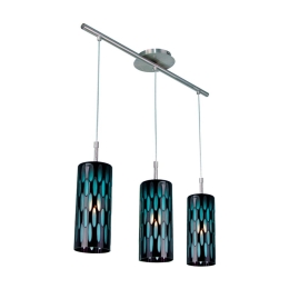 Φωτιστικό Οροφής Las LAS3PE8BL 3xE27 Blue-Silver Aca