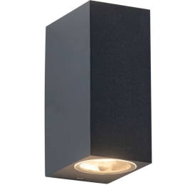 Φωτιστικό Τοίχου - Απλίκα Vita LG2204G 6,8x9,2x15cm Led 430lm 9W 3000K Dark Grey Aca