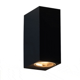 Φωτιστικό Tοίχου - Σποτ LG2204GU10B 2x35W GU10 IP65 Black Aca