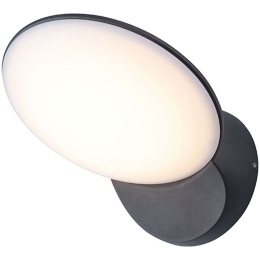 Φωτιστικό Τοίχου - Απλίκα Acri LG2332G 18x19x14,1cm Led 630lm 14W 3000K Dark Grey Aca