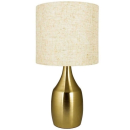 Φωτιστικό Επιτραπέζιο LK23096047 46,5cm E27 60W Beige-Gold Oriana Ferelli®
