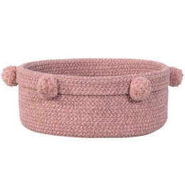 Καλάθι Αποθήκευσης Tray LOR-BSK-TRAY-ASH Ash Rose 12X30X30Cm Lorena Canals 100% Βαμβάκι