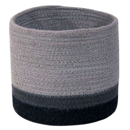 Καλάθι Αποθήκευσης Μίνι LOR-BSK-TRIC-GREY Grey 15Χ15Χ15Cm Lorena Canals 100% Βαμβάκι