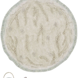 Χαλί Παιδικό Νησί LOR-C-ISLAND 120cm Beige Lorena Canals 120X120cm Round