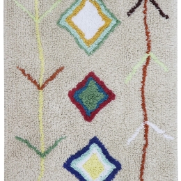 Χαλί Παιδικό Mini Kaarol LOR-C-MI-KAA White-Multi  Lorena Canals 70X100cm