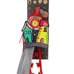 Γούρι Κρεμαστό Σπίτι Funky Home Is LU22003B 33cm Multi