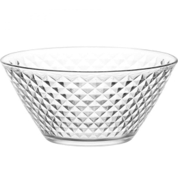 Σαλατιέρα Artemis LVART29723F Φ22,6cm Clear Lav Medium Γυαλί