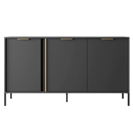 Μπουφές Lars L_LARS_21_3d 153x81x40cm Anthracite-Gold