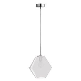 Φωτιστικό Οροφής Κρεμαστό 01022 E27 23x14cm Clear Luma