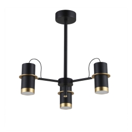 Φωτιστικό Οροφής Κρεμαστό 02314-07 GU10 D52cm Black Luma