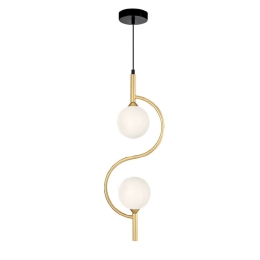Φωτιστικό Οροφής Κρεμαστό 01166 2xG9 16x62cm Gold Luma