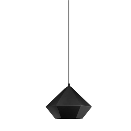 Φωτιστικό Οροφής Κρεμαστό 01167-05 E27 30x20cm Black Luma