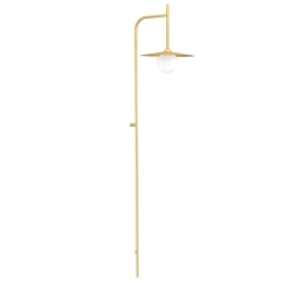 Φωτιστικό Τοίχου 01207-18 G9 25x105cm Gold Luma