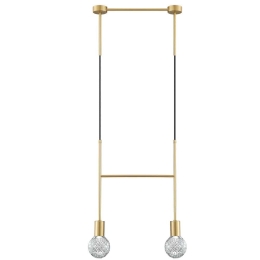 Φωτιστικό Οροφής - Ράγα 01125-06 G9 45x90cm Gold Luma