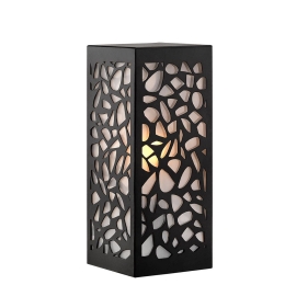 Φωτιστικό Δαπέδου 01322 E27 12x30cm Black Luma
