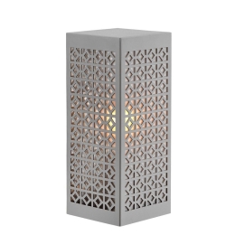 Φωτιστικό Δαπέδου 01323 E27 12x30cm Silver Luma