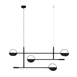 Φωτιστικό Οροφής - Ράγα 01348 G9 110x40cm Black Luma