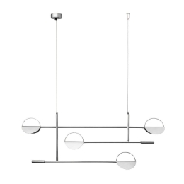 Φωτιστικό Οροφής - Ράγα 01348 G9 110x40cm Silver Luma