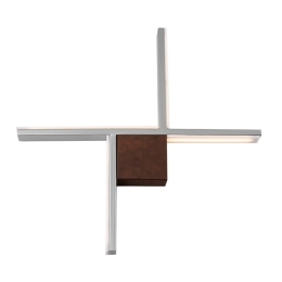 Φωτιστικό Τοίχου 01357-18 12W LED 3000K 960 Lm 53x50cm Silver Luma