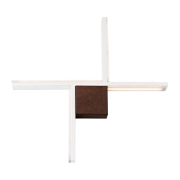 Φωτιστικό Τοίχου 01357-18 12W LED 3000K 960 Lm 53x50cm White Luma