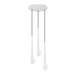 Φωτιστικό Οροφής Κρεμαστό 100-01392-07 G9 D30cm White Luma