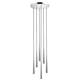 Φωτιστικό Οροφής Κρεμαστό 01371-13 G9 D40cm Silver Luma