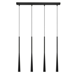 Φωτιστικό Οροφής - Ράγα 01371-09BR G9 85cm Black Luma