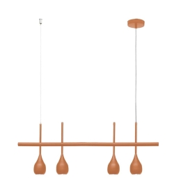 Φωτιστικό Οροφής - Ράγα 01361-09 GU10 90x35cm Copper Luma