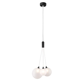 Φωτιστικό Οροφής Κρεμαστό 01365 3xG9 35x45cm Black Luma