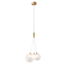 Φωτιστικό Οροφής Κρεμαστό 01365 3xG9 35x45cm Gold Luma