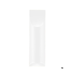 Φωτιστικό Τοίχου 100-01372-18 2xG9 17x60cm White Luma