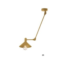 Φωτιστικό Οροφής 100-01374-20 E27 20x70+cm Oxidized Gold Luma